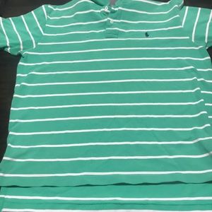 Men’s XL striped Ralph Laureen polo